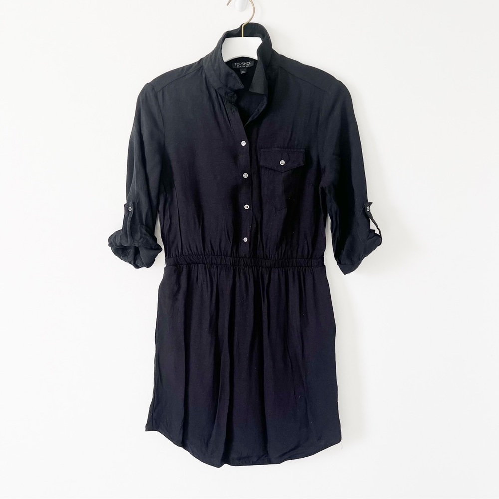 Topshop Shirt Dress Size 6